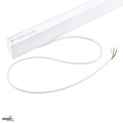 Oprawa liniowa LORIEN 120CM 30W 3900LM 4000K neutralna biel BIAŁA C26-LOR-30WH-4K BEMKO (C26-LOR-30WH-4K)